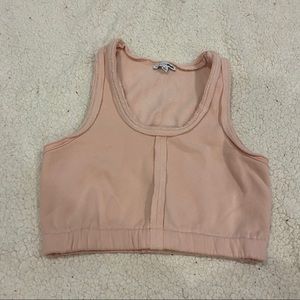 fashion nova cozy sports bra size small